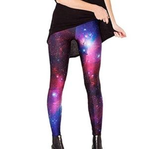 Idingding Galaxy Star Printed High Waist Legging